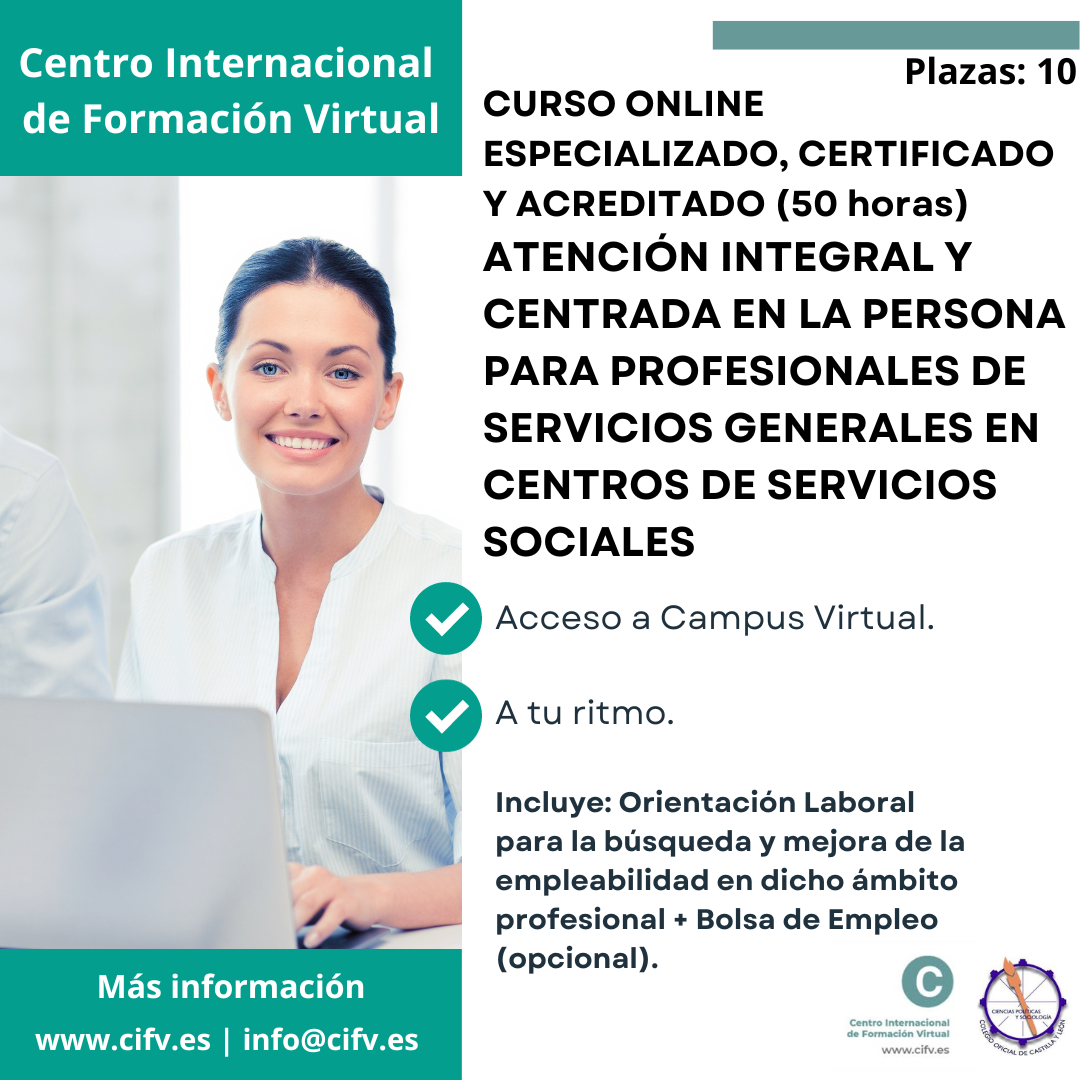 ATENCION CENTRADA EN LAS PERSONAS SERVICIOS SOCIALES