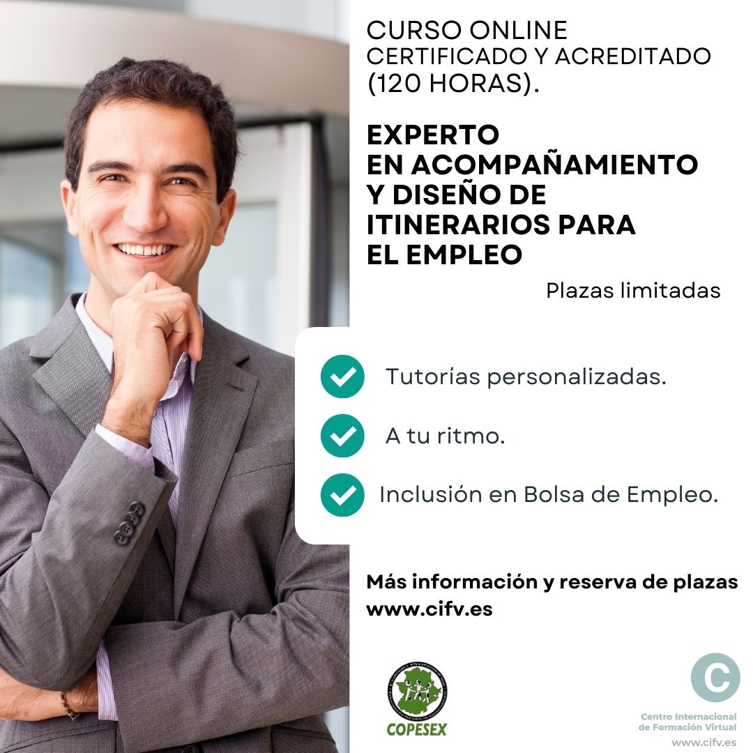 CURSO ONLINE EXPERTO ITINERARIOS EMPLEO 1