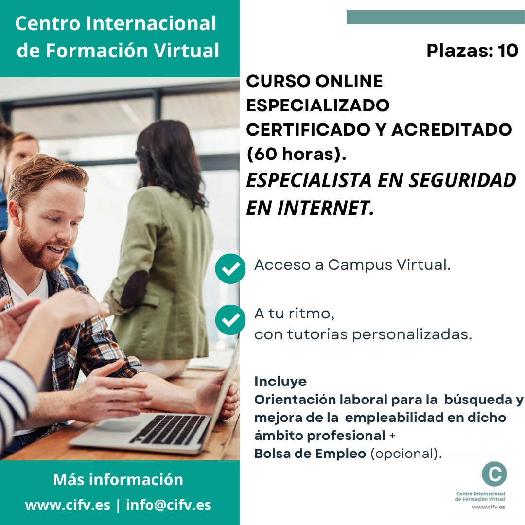 ESPECIALISTA SEGURIDAD INTERNET CURSO ONLINE