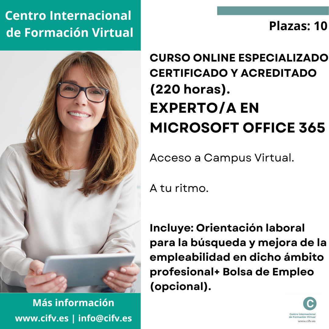 EXPERTO EN MICROSOFT OFFICE 365