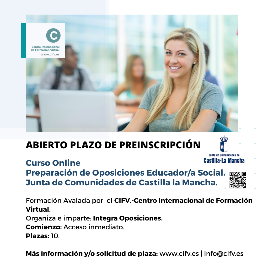 curso online preparacion educador a social castilla la mancha