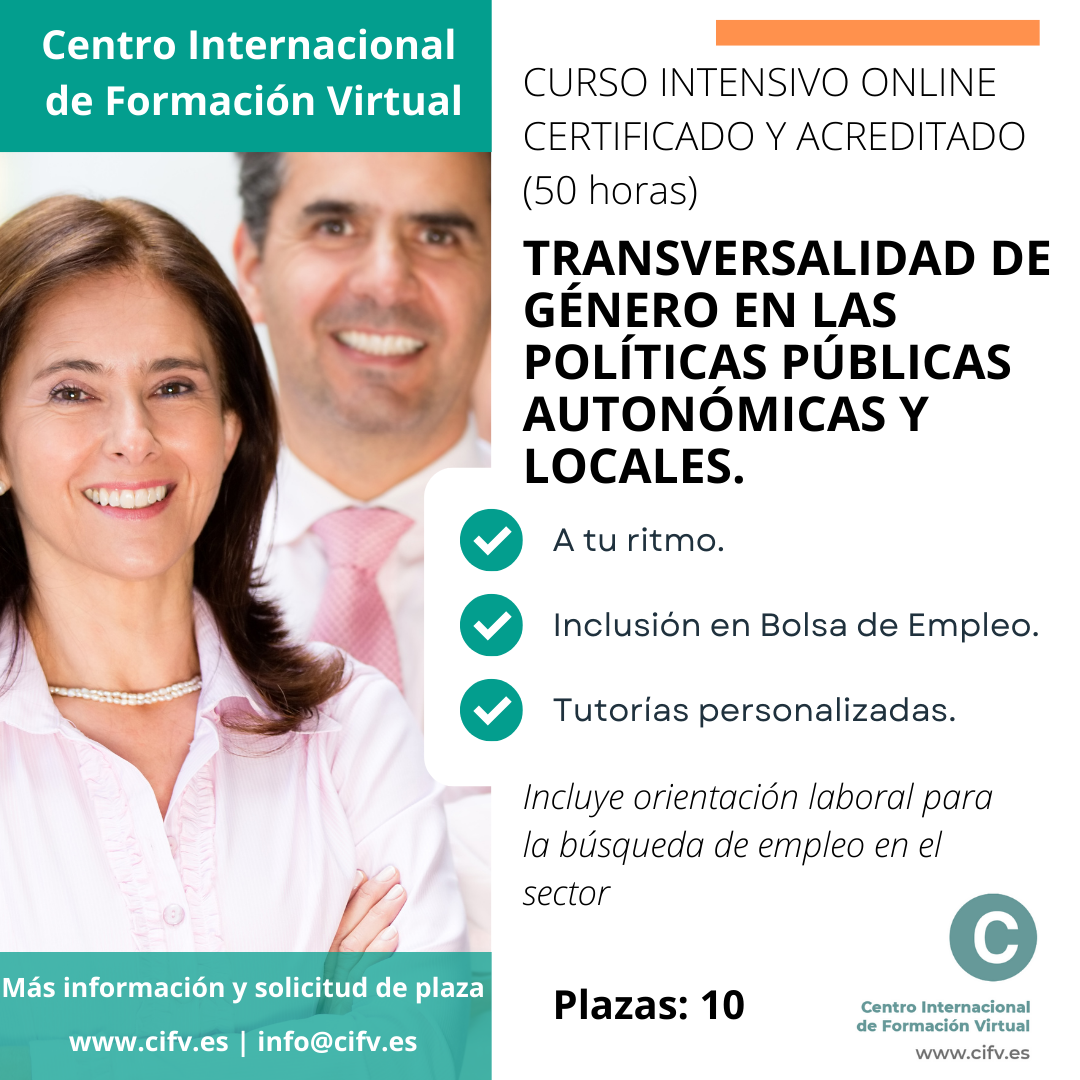 curso online transversalidad de genero 