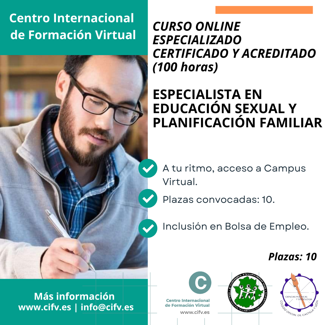 especialista en educacion sexual y planificacion familiar